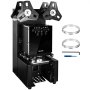 Selladora de vasos totalmente automática VEVOR, 500-650 vasos/h, para vasos de 190 mm de alto y 90/95 mm de alto, selladora eléctrica de té con panel LCD de control digital para té, leche, café y más. Color negro.