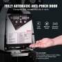 VEVOR Fully Automatic Cup Sealing Machine, 500-650 Cups/H, Cup Sealer Machine for 190 mm Tall & 90/95 mm Cup, Electric Boba Tea Sealer with Digital Control LCD Panel for Bubble Milk Tea Coffee, Black
