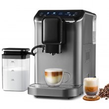 VEVOR Fully Automatic Espresso Machine 20 Bar with Auto Milk Frother & Grinder