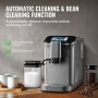 Πλήρως αυτόματη μηχανή εσπρέσο VEVOR 20 Bar με Auto Milk Frother & Grinder