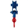 VEVOR 2ton Snatch Block with Chain, 4400 lbs Capacity Snatch Rigging Block, 3'' Single Sheave Block w/Swivel Hook, G70 Chain, Fit 3/8'' Wire Cable Heavy Duty for Pulling Wrecker Roll Back Recovery