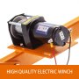 500KG Davit Crane Swivel Electric Winch 12V Heavy Duty Lifting Home Decoration