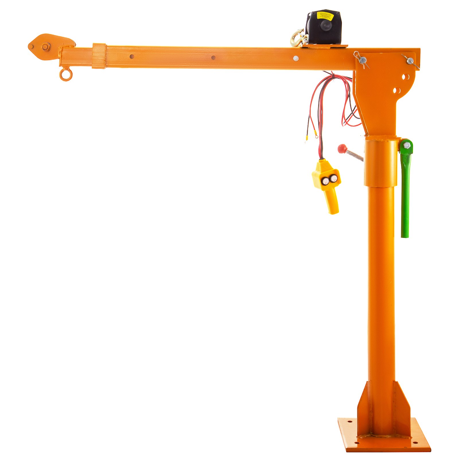 500KG Davit Crane Swivel Electric Winch 12V Heavy Duty Lifting Home Decoration