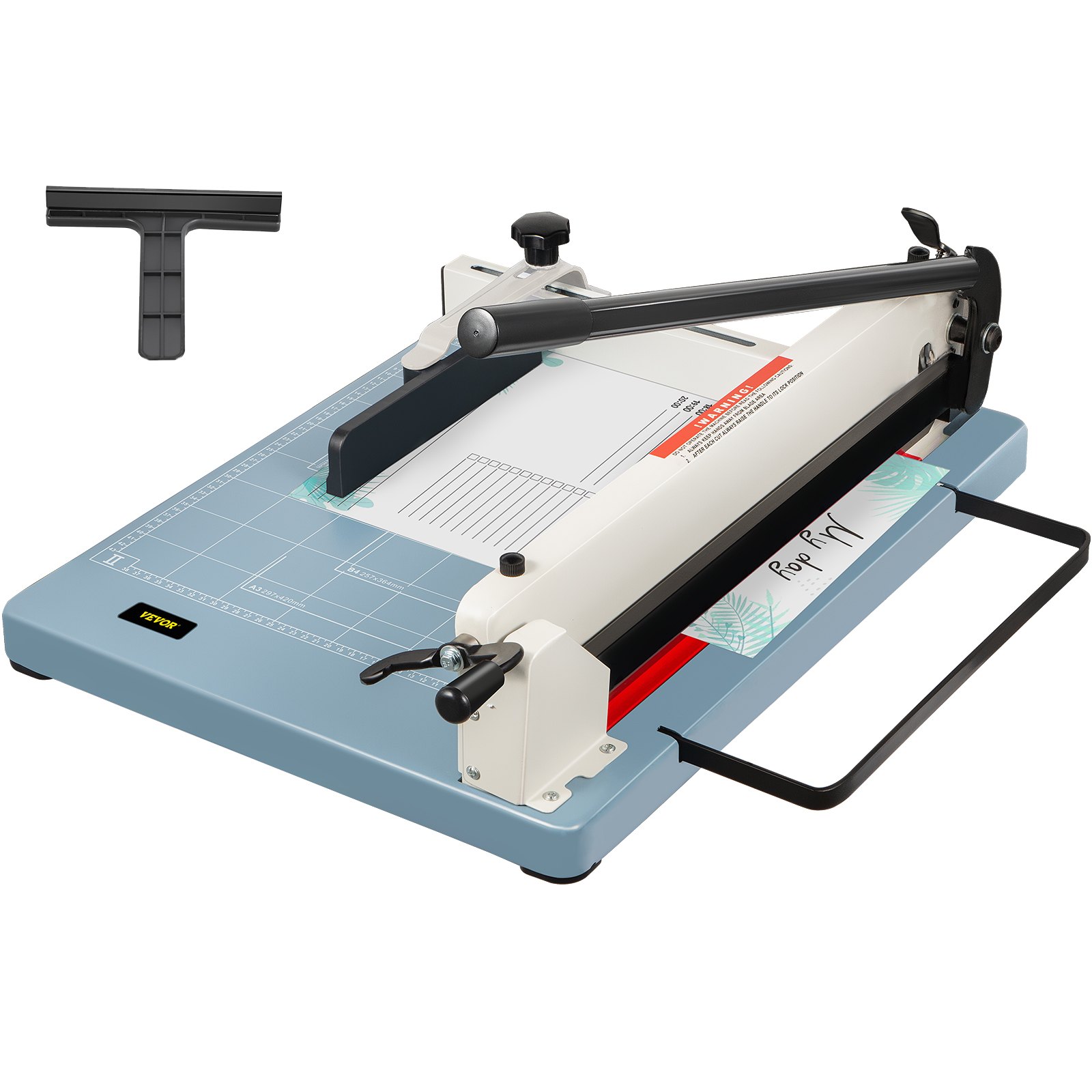 VEVOR Industrial Paper Cutter A3 Heavy Duty Paper Cutter 17 Inch Paper Cutter Heavy Duty 400 Sheets Paper with Clear Cutting Guide for Offices, Schools, Businesses and Printing Shops