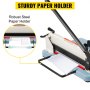 VEVOR Industrial Paper Cutter A4 Heavy Duty Paper Cutter 12 Inch Paper Cutter Heavy Duty 400 Sheets Paper Guillotine with Clear Cutting Guide Grids for Offices, Schools, Businesses and Printing Shops