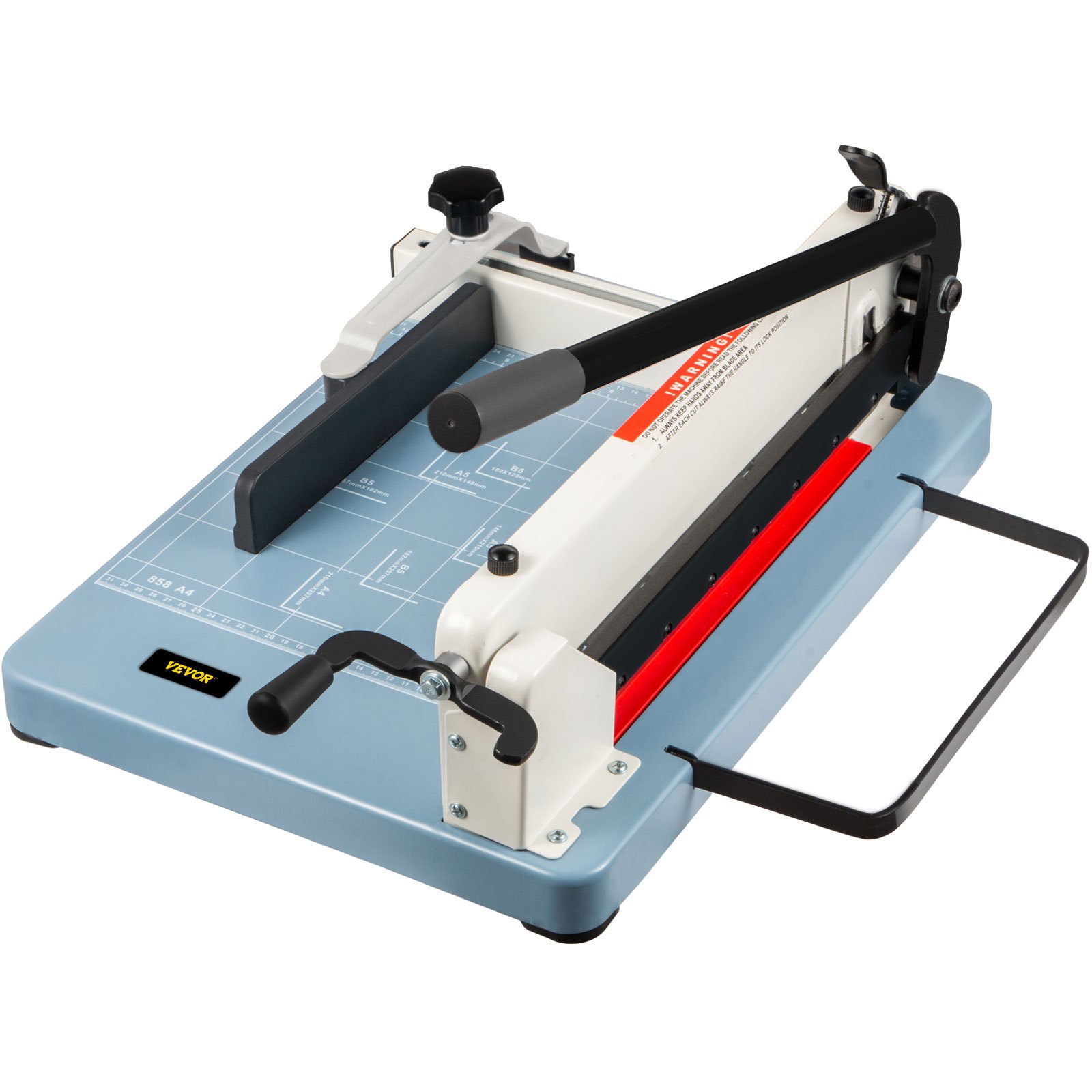 VEVOR Industrial Paper Cutter A4 Heavy Duty Paper Cutter 12 Inch Paper Cutter Heavy Duty 400 Sheets Paper Guillotine with Clear Cutting Guide Grids for Offices, Schools, Businesses and Printing Shops