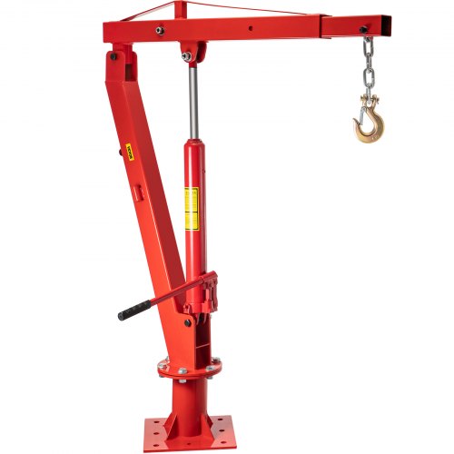 VEVOR Truck Crane, 2000lbs Pickup Truck Crane, 360°Swivel Design, Hydraulic Crane Hoist Telescopic Hoist Crane for Truck, Crane Hitch for Lifting Goods in Construction, Factory, and Transport