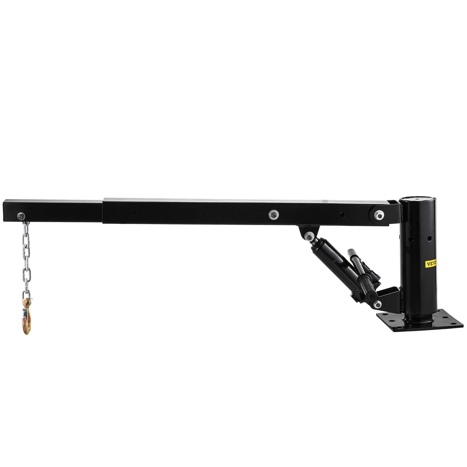 VEVOR UTE Lift Crane Swivel Base Hoist Jack 454kg Truck Hoist Lift Cable Winch