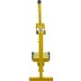 VEVOR Pavers Splitter Tool Cutting Length Max.12.6 inches Manual Pavers Splitter Tool Cutting Height Max. 5.5 inches for Splitting Cutting Standard Paving Blocks with Portable Wheels (Yellow)