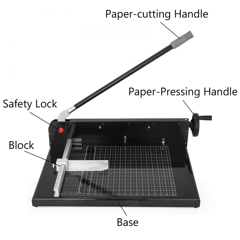 A2 19" 48cm Width Paper Cutter Guillotine Trimmer 300 Sheets Brand New