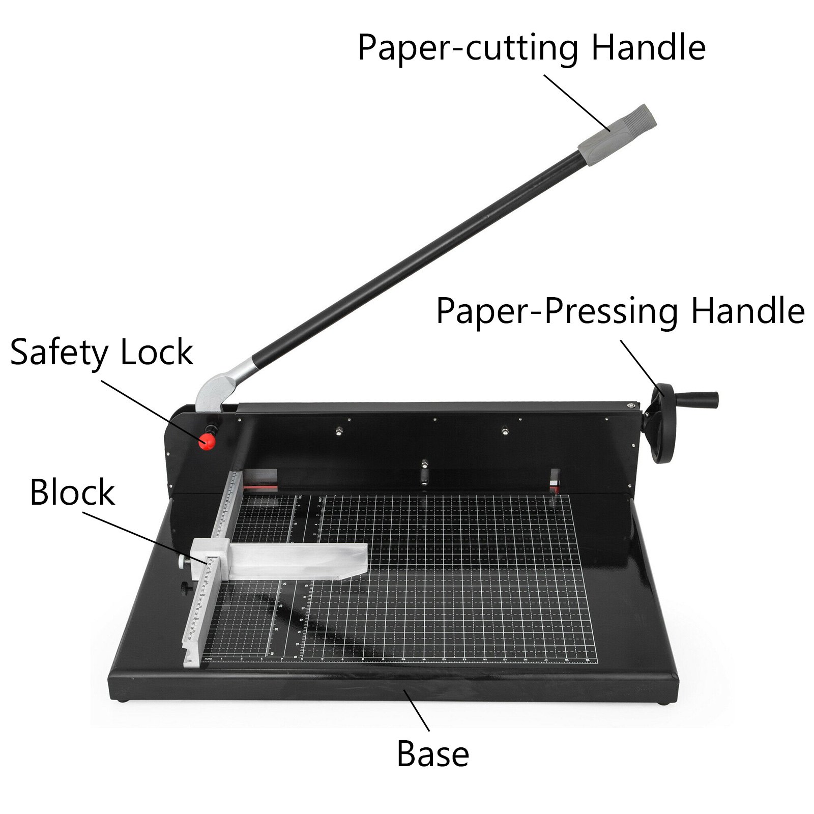 A2 19" 48cm Width Paper Cutter Guillotine Trimmer 300 Sheets Brand New