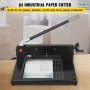 Trimmer manual pentru stivă de hârtie cu lățime de 12 inchi Dispozitiv de tăiat hârtie A4 cu clemă și blocare sigură