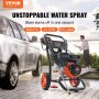 VEVOR Gas Pressure Washer, 3600 PSI 2.6 GPM, Gas Powered Pressure Washer with Copper Pump, Spray Gun and Extension Wand, 5 Quick Connect Nozzles, for Cleaning Cars, Homes, Driveways, Patios