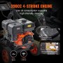 VEVOR Gas Pressure Washer, 4400 PSI 4.0 GPM, Gas Powered Pressure Washer with Copper Pump, Spray Gun and Extension Wand, 5 Quick Connect Nozzles, for Cleaning Cars, Homes, Driveways, Patios