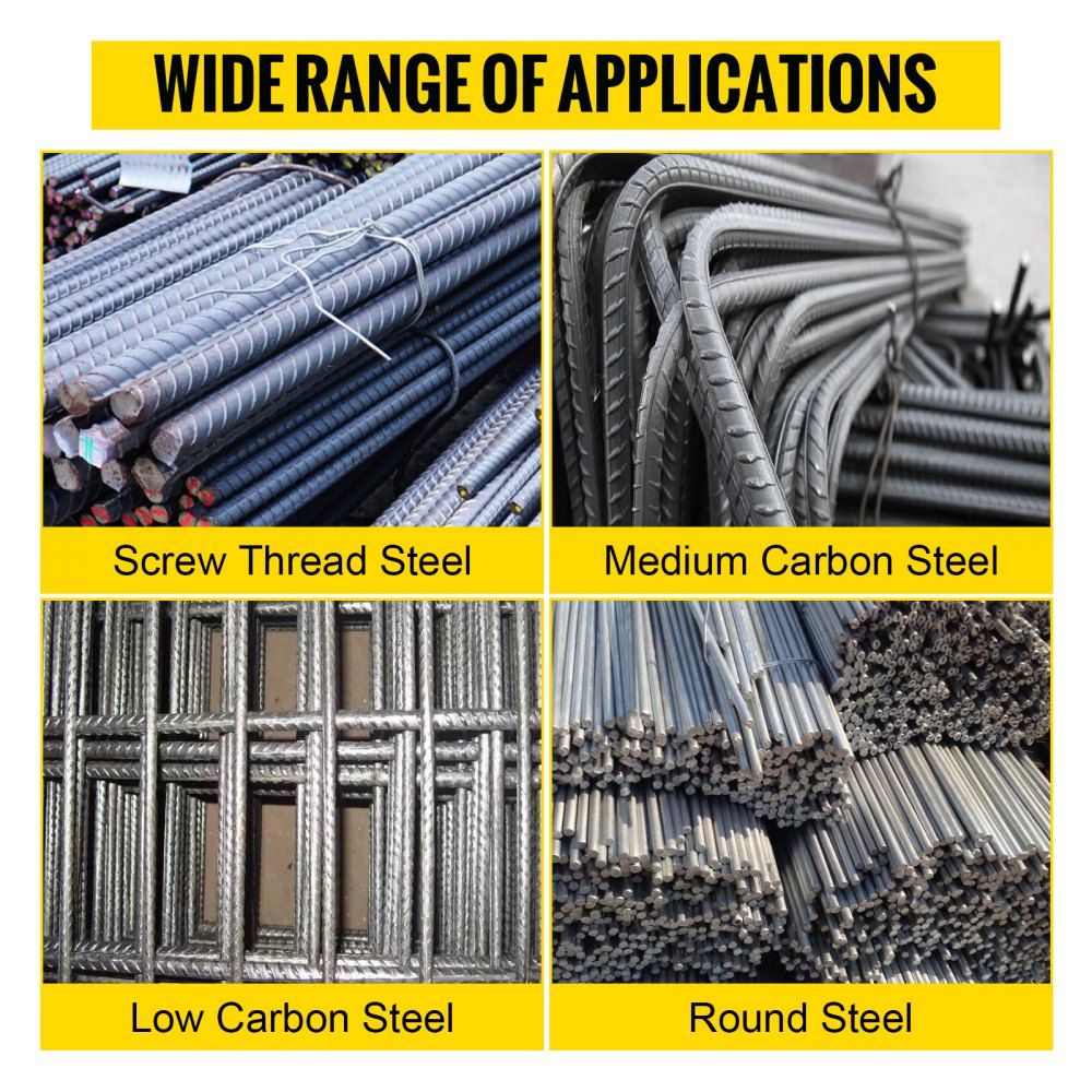 Electric Rebar Bender Foot Switch #8 Pedal Included 1" (25mm) Grade 60 Rebar  Bending