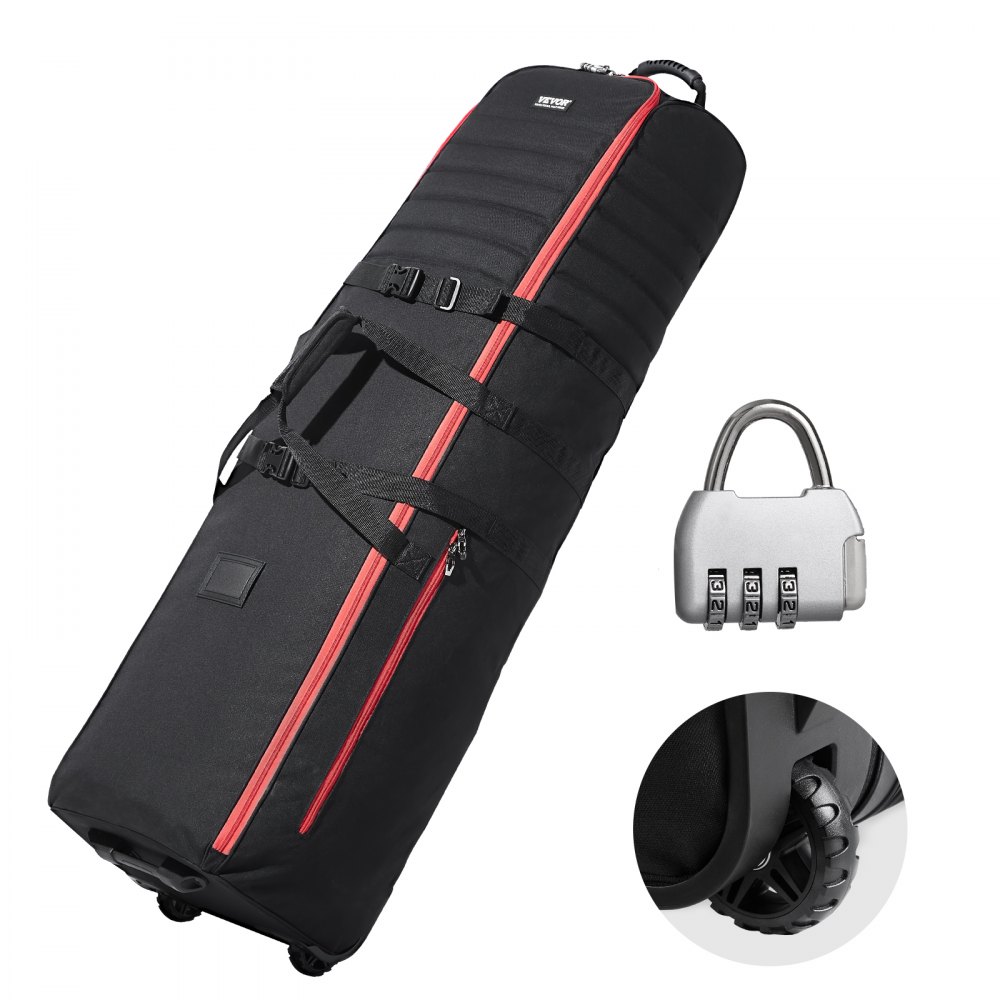 Κάλυμμα θήκης αποσκευών γκολφ VEVOR Golf Club Travel Bag Golf Bag with Wheels 1000D Nylon