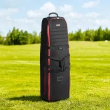 VEVOR Golf Club Travel Bag Golf Luggage Case Cover with Wheels 1000D Nylon