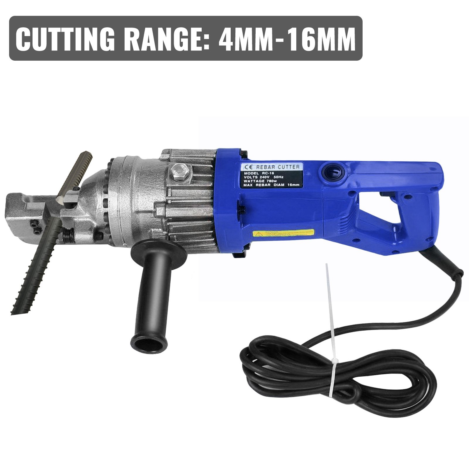 VEVOR Electric Rebar Cutter 16mm Reo Steel Cutter Concrete Construction