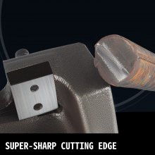 VEVOR Cuchillas de repuesto para cortador de barras de refuerzo de 0.630 in, material de acero Cr12MoV para cortador de barras de refuerzo eléctrico de 5/8 pulgadas, 12 cuchillas con 24 tornillos hexagonales y 24 arandelas de resorte