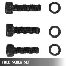 VEVOR Cuchillas de repuesto para cortador de barras de refuerzo de 0.630 in, material de acero Cr12MoV para cortador de barras de refuerzo eléctrico de 5/8 pulgadas, 12 cuchillas con 24 tornillos hexagonales y 24 arandelas de resorte