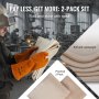 Κουβέρτες συγκόλλησης VEVOR 72"x96" Θερμικά επεξεργασμένοι από Fiberglass Welding Mat Cover 2 Pack