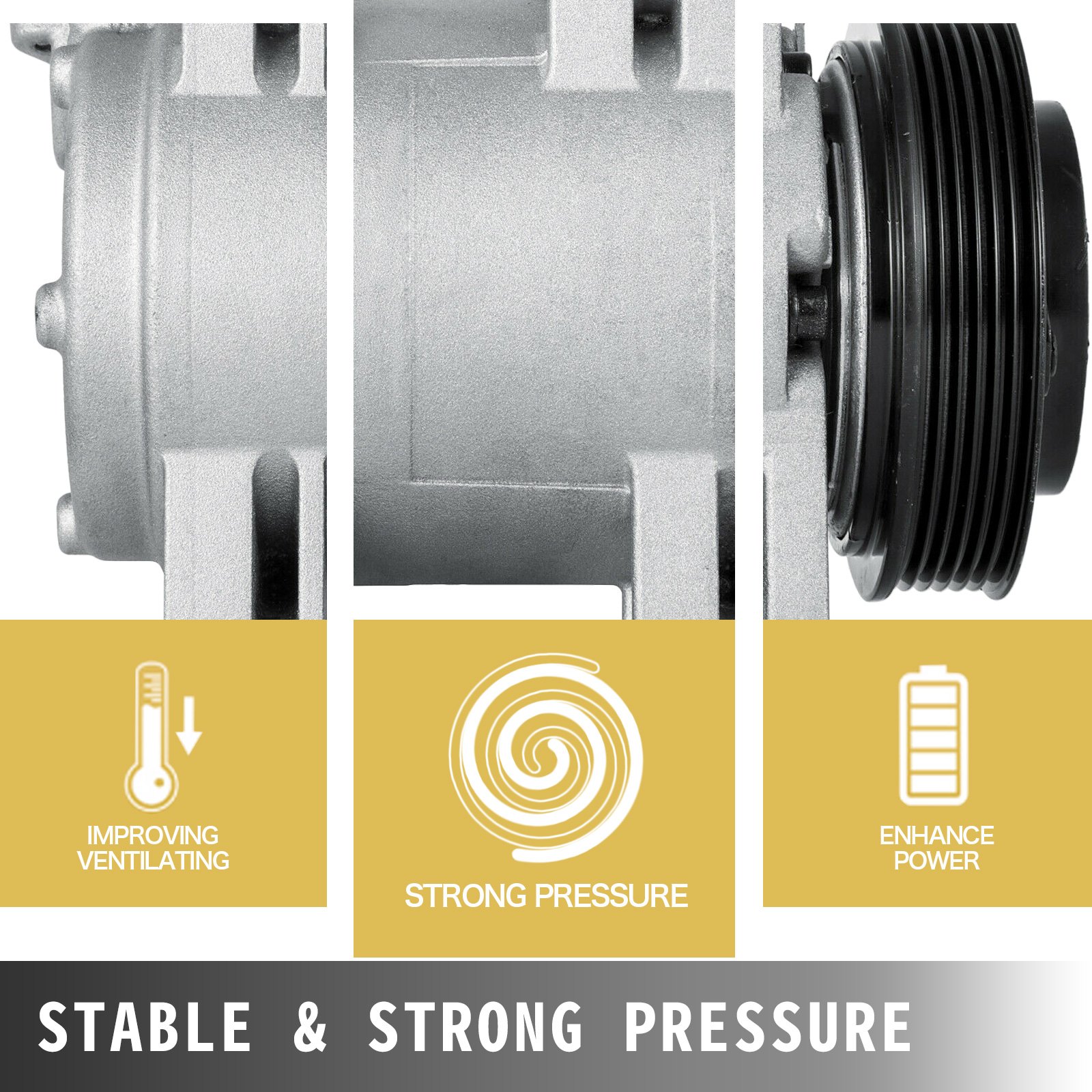 VEVOR A/C Compressor CO 11200C ( 92610JM01C ) Nissan Rogue L4 2.5L