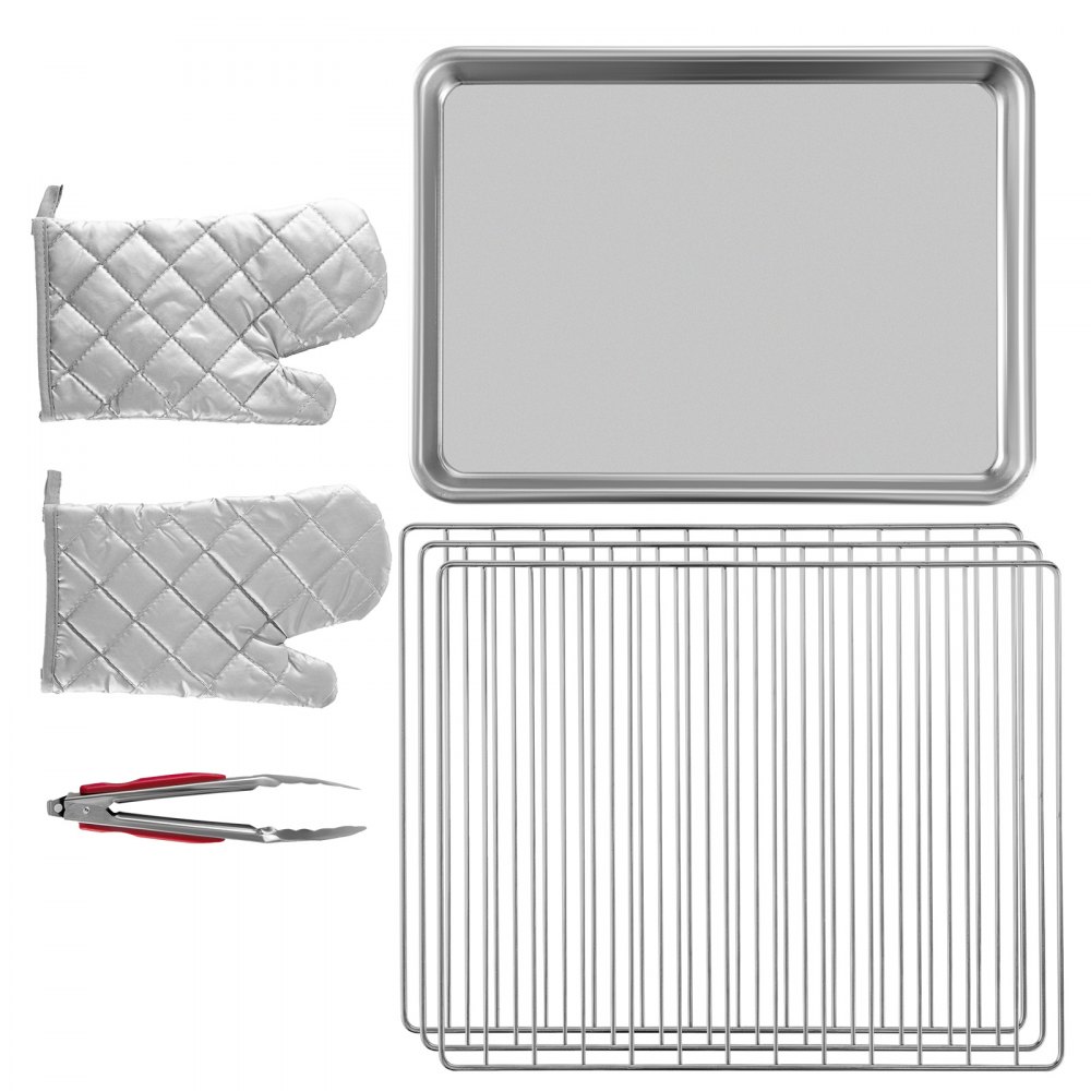 VEVOR Commercial Convection Oven 21L Countertop Electric Oven Cooker Air Fryer