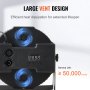 VEVOR 36LED RGB Luz de escenario Luz PAR Luz de discoteca con haz DMX de 7 modos Interior Paquete de 4