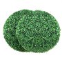 VEVOR Topiari Artificiali Arbori de Cimiș, 20 inchi înălțime (2 bucăți), plantă de topiară artificială în formă de bilă, mingi decorative de plante verzi pentru tot anul, pentru curte, balcon, grădină, nuntă și decor acasă