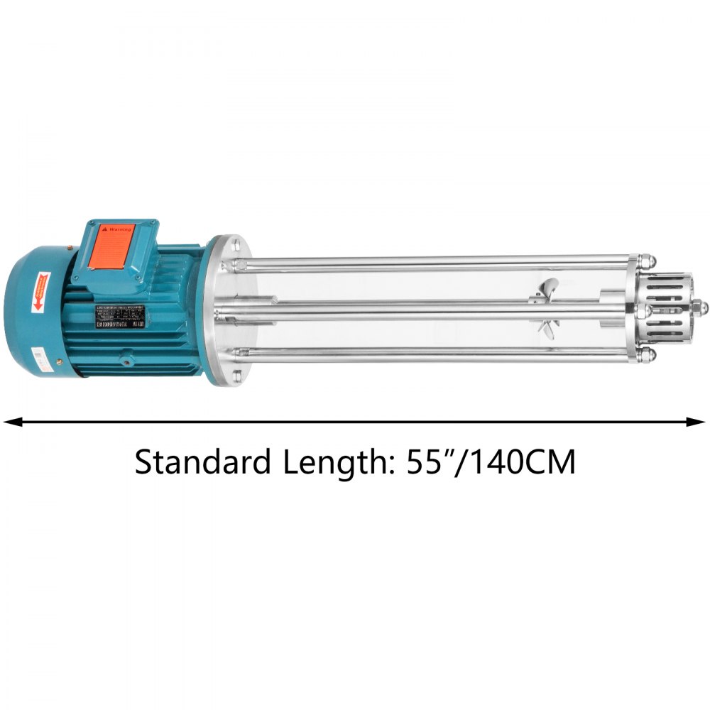 VEVOR Homogenizer Disperser 200-800 L/H Handing Capacity Emulsification 7.5 KW
