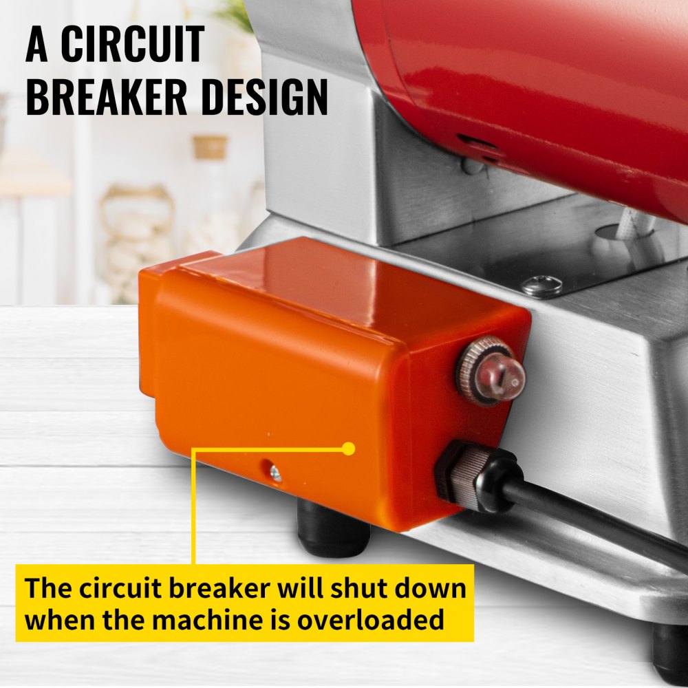 VEVOR Electric Meat Grinder Machine Electric Meat Mincer 551 Lbs/Hour 850W Red