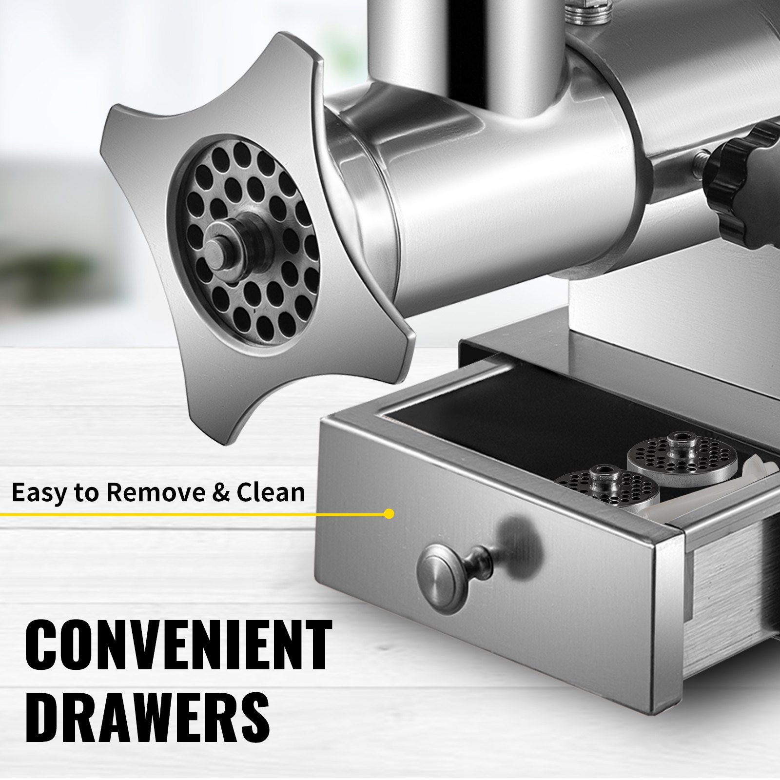 VEVOR 850W Electric Meat Grinder Mincer Sausage Filler Maker 250 KG