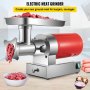 VEVOR Electric Meat Grinder, 551 Lbs/Hour 850 W Meat Grinder Machine, 1.16 HP Electric Meat Mincer with 2 Grinding Plates, Sausage Kit Set Meat Grinder Heavy Duty, Home Kitchen & Commercial Use Red