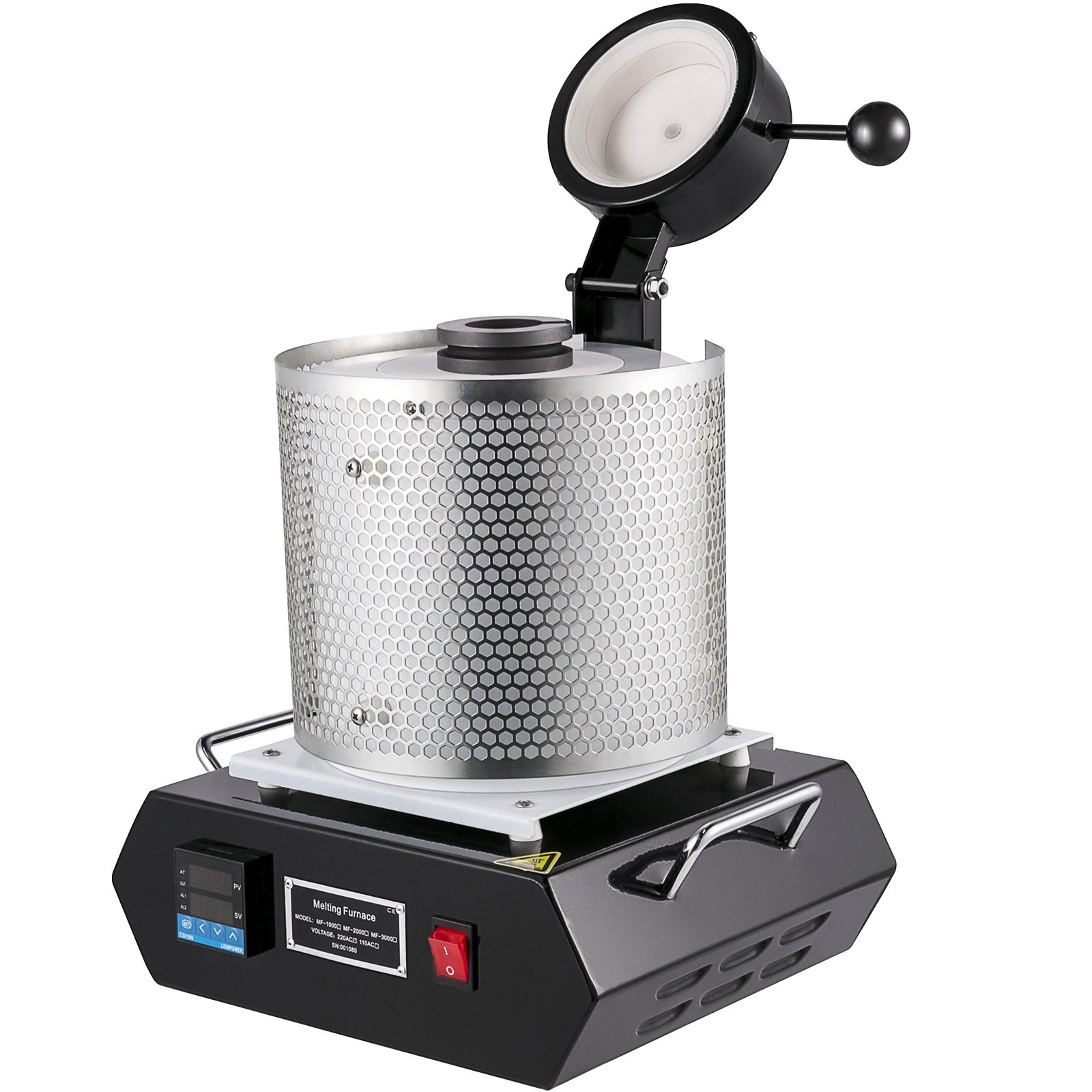 VEVOR 1KG Automatic Electric Metal Melting Furnace Gold Copper Aluminum 220V