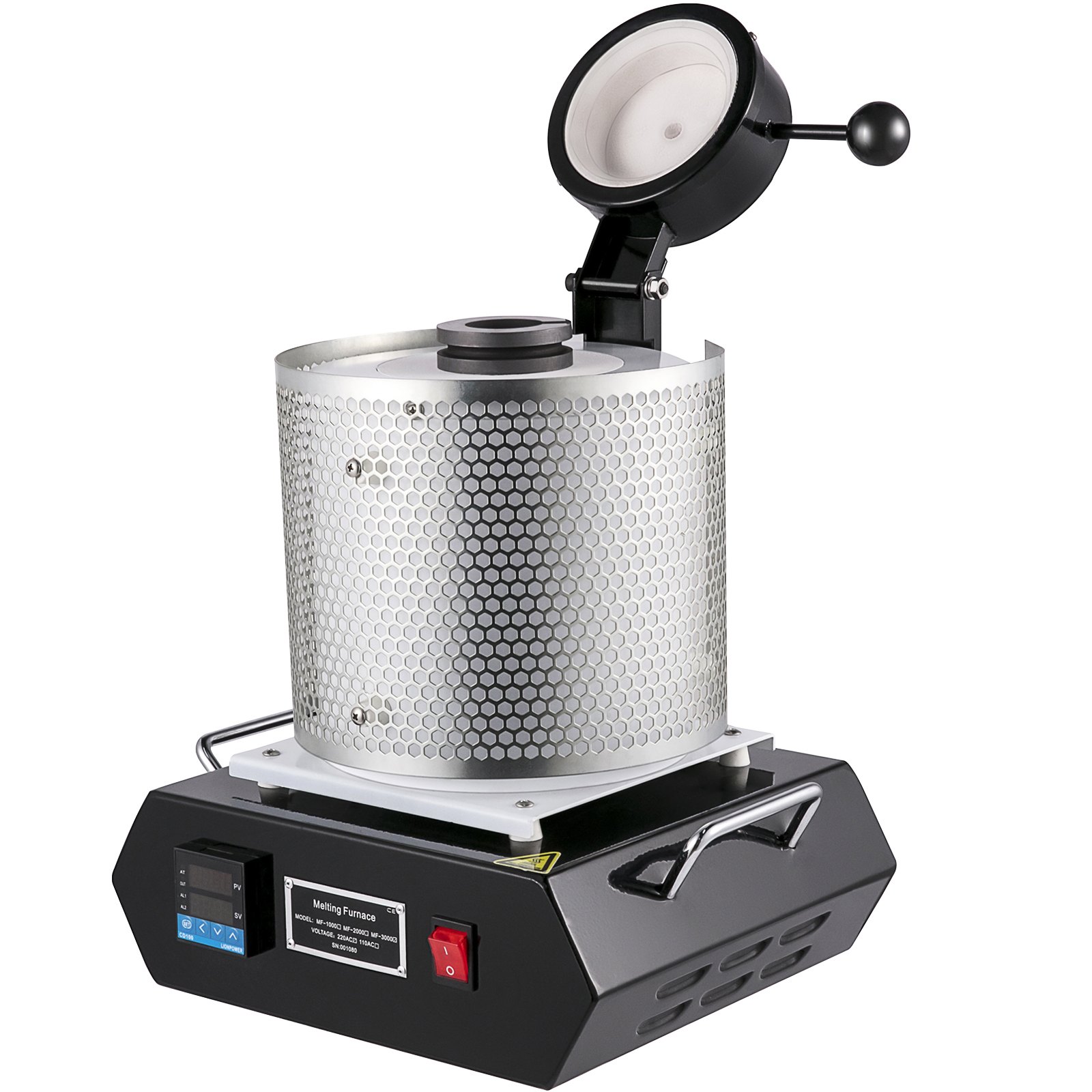 VEVOR 3KG Automatic Electric Metal Melting Furnace Gold Copper Aluminum 220V