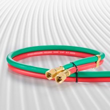 Oxygen Acetylene Hose 1/4-Inch x 25FT R Grade Hose 300PSI Max Working Pressure