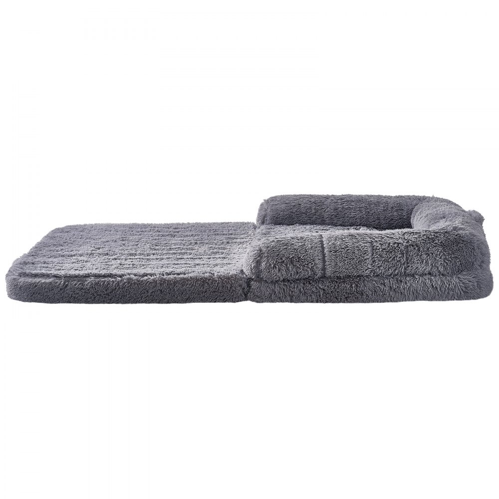 VEVOR Human Dog Bed 72 x48x10in Large Human Size Dog Bed Washable PV Velvet
