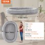 Lit pour chien VEVOR Human Dog Bed 72x48x10in Grand lit pour chien de taille humaine lavable en fausse fourrure de lapin