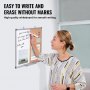 VEVOR 24"x 18" Whiteboard & Cork Combo με πλαίσιο αλουμινίου για σχολικό σπίτι