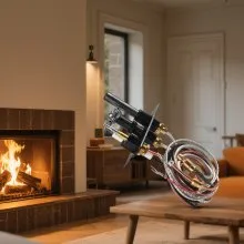 VEVOR Gas Pilot Assembly, OE 69L17, 69L1701, 904405, J4117, 108084-02 Fireplace Gas Pilot Assembly Kit, Natural Gas Ignition Replacement, Compatible with Lennox, Superior, Astria Models, Black