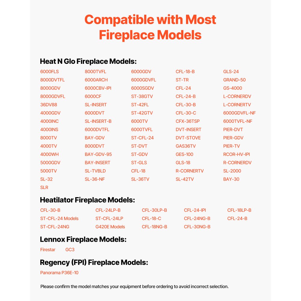 VEVOR Gas Pilot Assembly, OE 446-512A, HSRV 446-512A, SRV 446-512A Fireplace Gas Pilot Assembly Kit, Natural Gas Ignition Replacement, Compatible with Heat & Glo, Heatilator, Lennox, Regency Models