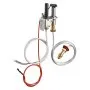 VEVOR Gas Pilot Assembly, OE 446-512A, HSRV 446-512A, SRV 446-512A Fireplace Gas Pilot Assembly Kit, Natural Gas Ignition Replacement, Compatible with Heat & Glo, Heatilator, Lennox, Regency Models