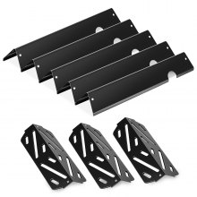 17 in Flavorizer Bars Steel Grill Replacement for Weber Genesis II 300 Series