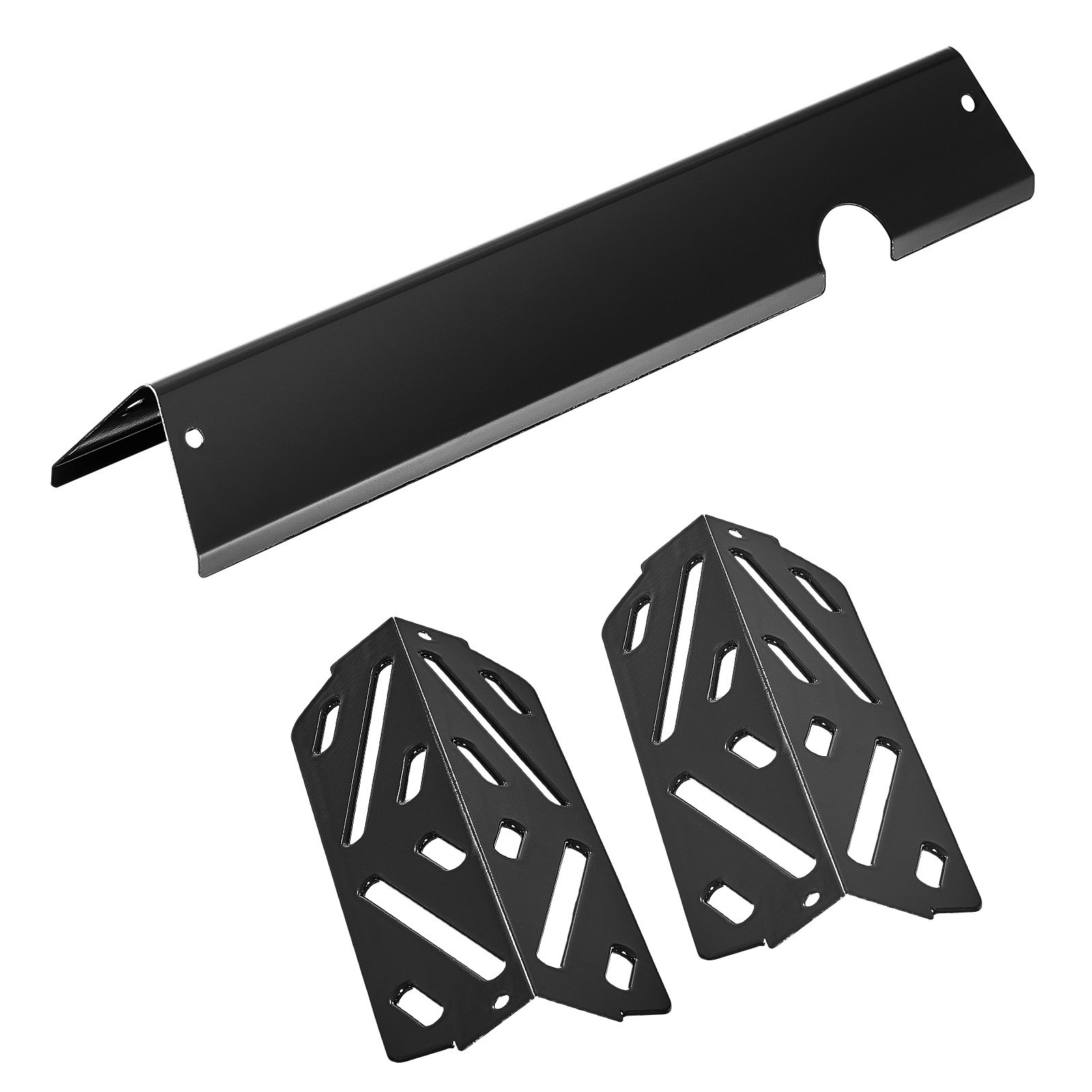 VEVOR Flavorizer Bars and Heat Deflectors, 44cm Grill Replacement Part, for Weber Genesis ll 310 315 335 340, E/S 325s, ES/SX 325s, E/S 335, EX/SX/EPX-335 Grills, Porcelain-enameled Steel, 8 Pack