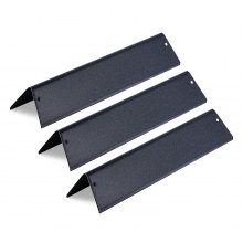 VEVOR Flavorizer Bars, 39cm Grill Replacement Part, for Weber Spirit I & II 200 Series Grills, Including Spirit ll E-210, ll E-220, ll S-210, E-210, S-210, Porcelain-enameled Steel Heat Plate, 3 Pack