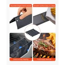 17 in Flavorizer Bars Steel Grill Replacement for Weber Genesis II 300 Series
