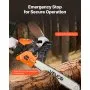 VEVOR 62 cc Gas Chainsaw, 20 inch Gas Powered Chainsaw, 3.6 HP Power Chain Saw with Non-Slip Handle, Gas-Powered Chainsaws with Dual Fuel Tanks, For Wood Cutting, Tree Trimming, and Land Clearing