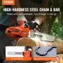 VEVOR 25.4CC 12" Gasoline Chainsaw Powered Wood Cutting Engine Gas Chain Saw