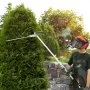 VEVOR 15.7-inch 26CC 2 Cycle Gas Hedge Trimmer, Gas Powered Pole Hedge Trimmer with Dual Sided Dual Action Blade, 270° Adjustable Trimmer Head, Suitable for Trimming Shrubs, Bushes