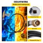 VEVOR Fire Pit Installation Kit, 90K BTU Max Propane Fire Pit Hose Kit, Propane Connection Kit, Gas Mixer Regulator with Adapter Included Air Mixer & Key Valve for Propane Connection